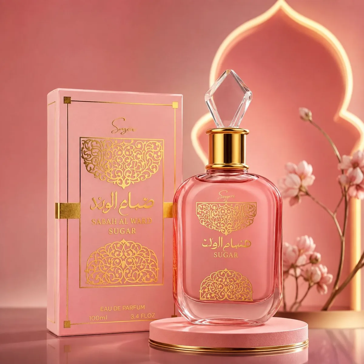 Perfume Feminino Al Wataniah Sabah Al Ward Sugar Edp
